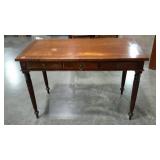 Foyer table, 47 x 24 x 31, finish wear as shown