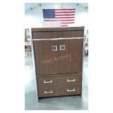 Walnut cabinet, 51x17x34