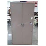 Metal storage cabinet, 6ftx3ft, 18" deep