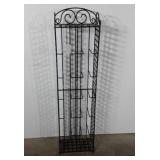 Wrought iron DVD/CD shelf, 40x11x5.5