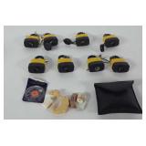 8 locks with keys and hearing aids