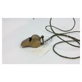US Military brass whistle