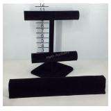 Jewelry displays, double bar display and a