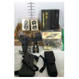 Laser bore sighter, lazer pro mag, blades, trap,