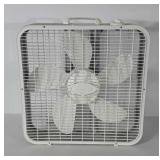 Lasko box fan, works, 21x21