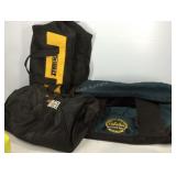 Two tool bags dewalt and black and decker and a