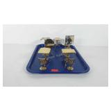 Brass miniature furniture pieces