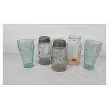 Two Atlas Strong Shoulder Atlas jars, H.J. Heinz