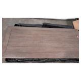 Skid lot: includes table with legs,  60 x 28 top,