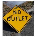 Road Sign, No Outlet. Seller code AC