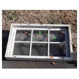 Wood Framed Casement Window, 24x39"