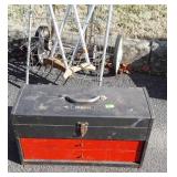 Simmons 20" Portable 2 Drawer Tool Box, misc