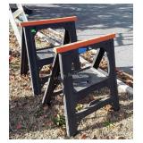 Set of Sawhorses, poly Folding type, seller code