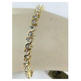 Premier design jewelry,  Celeste goldtone CZ