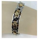 Premier design jewelry, heavy link silvertone