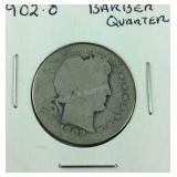 1902 O barber quarter