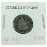 1891 seated liberty dime
