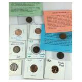 Penny group, 1892 Indian head ,1865 Indian