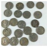 20 buffalo nickels