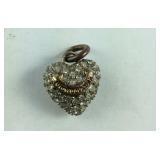 Juicy Couture Iced Out Heart Charm/Pendant