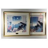 Two Thomas McKnight prints, both nicely framed