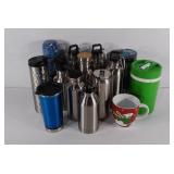 Drinking canisters (13) and mug (1)