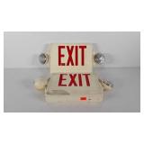Two Lithonia Exit emergency lights, 20x10, not
