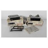 Two Pioneer car radios, models DEH-P43 and