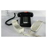 Two telephones