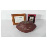 Redskins Joe Theismann memorabilia, includes
