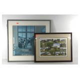 Wall art, Blue toned version of McKnight