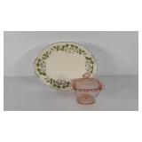 Homer Laughlin Georgian Eggshell 16" platter  and