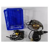 Electric tools, saw, screw driver, etc.