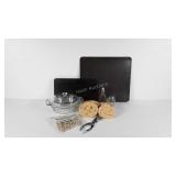 Kitchenwares,  thaw board, cookie sheet, glass
