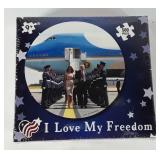Trump I Love My Freedom 500 piece jigsaw puzzle,