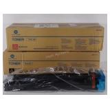 Toner Cartridges, Magenta, Black Schwarz Noir,