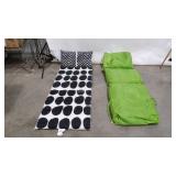 Chair cushions, approximately 67" & 71" long