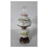 Glass hurricane lamp, 20"