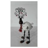 Holiday decor, Moose tealight candle holder, 18"