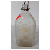 Advertising, Willow farm dairy glass jar,