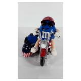 M&M Freedom Rider on motorcycle with side car