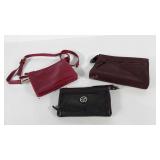 Three small purses, gently used