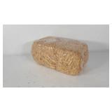 Straw weavers straw bale, 6" × 6" × 12"