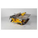 Workforce tabletop tile cutter, works