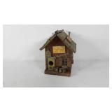 Homemade birdhouse, 7" × 7.5" × 8.5"