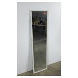 Door mirror, 14 x 50, glass is loose in frame