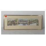 Occoquan, Virginia shoreline prints, artist