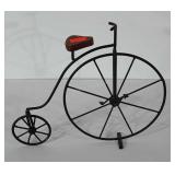 High wheel bicycle decor piece, 11"