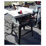 Craftsman 10" Table Saw with floor stand, running