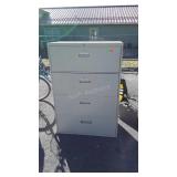 4 Drawer Lateral File Cabinet, unlocked no key